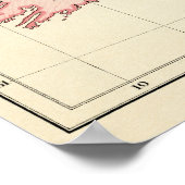 Poster Carte Irlande (Coin)