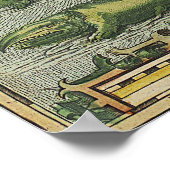 Poster Carte Islande 1590 (Coin)