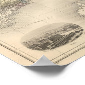 Poster Carte Italie 2 (Coin)