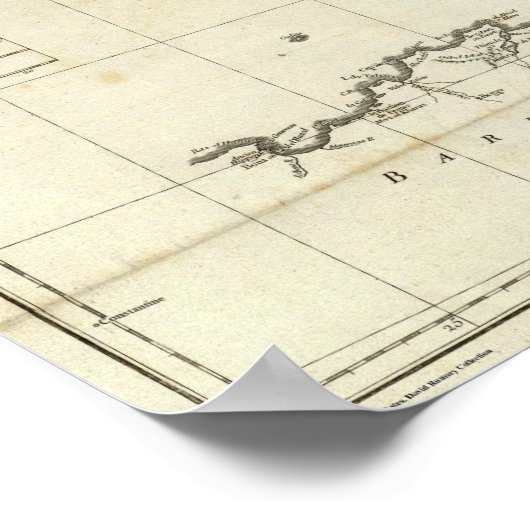 Poster Carte italienne (Coin)