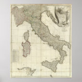 Poster Carte italienne (Devant)