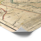 Poster Carte Jeffreys 1768 de New York et New Jersey (Coin)