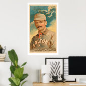 Poster Carte King Kelly Baseball 1888 (Bureau à domicile)
