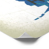 Poster Carte Letterpress USA (Coin)