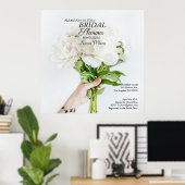 Poster Carte magnétique de réponse à l'invitation de la d (Bureau à domicile)