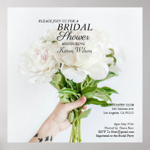 Poster Carte magnétique pour RSVP à l'invitation de la do