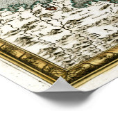 Poster Carte Malte 1723 (Coin)