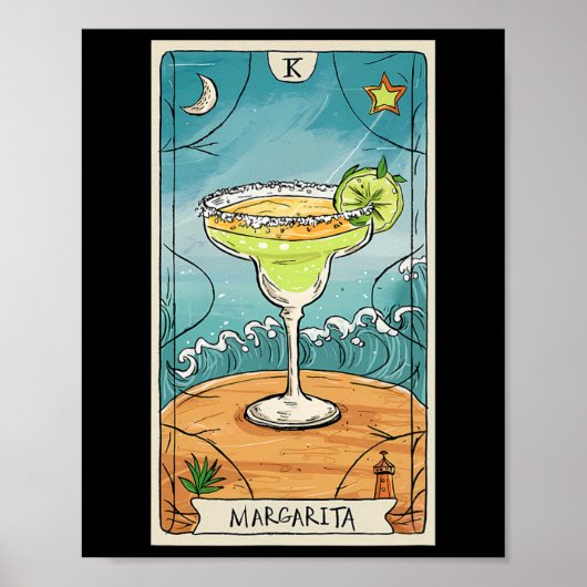 Poster Carte Margarita Tarot Cinco De Mayo (Devant)