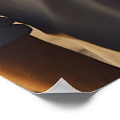 Poster Carte mariage avec photo (Coin)