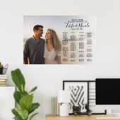 Poster Carte mariage avec photo (Bureau à domicile)