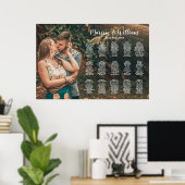 Poster Carte mariage avec photo (Bureau à domicile)