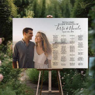 Poster Carte mariage avec photo