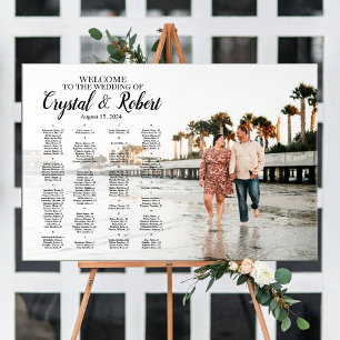 Poster Carte mariage avec photo