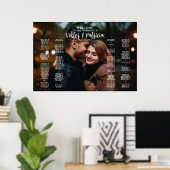 Poster Carte mariage avec photo (Bureau à domicile)