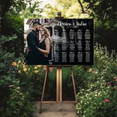 Poster Carte mariage avec photo élégante