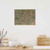 Poster Carte maritime 1538 (Cuisine)