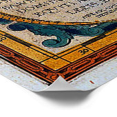 Poster Carte méditerranéenne du XVIIe siècle (Coin)