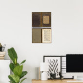 Poster Carte militaire américaine (Bureau à domicile)