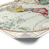 Poster Carte missionnaire du monde (Coin)