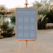 Poster Carte moderne Blue Oh Baby Simple Douche