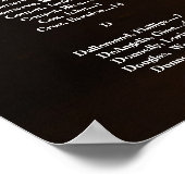 Poster Carte moderne des sièges mariages avec photo (Coin)