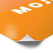 Poster Carte Mojave Desert USA (Coin)