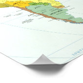 Poster carte+monde+globe+pays+atlas (Coin)