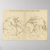 Poster Carte mondiale 2 (Devant)