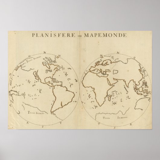 Poster Carte mondiale 2 (Devant)