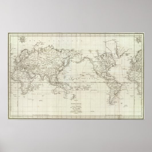 Poster Carte mondiale 6 (Devant)