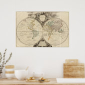 Poster Carte mondiale 7 (Cuisine)