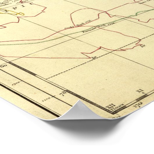 Poster Carte mondiale 9 (Coin)