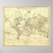 Poster Carte mondiale 9 (Devant)