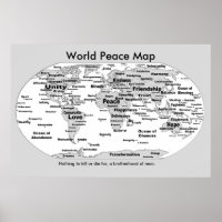 Carte mondiale de la paix - Rien à mourir