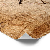 Poster Carte mondiale de l'âge de découverte des navires  (Coin)