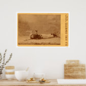 Poster Carte Monte Ward Baseball 1889 (Cuisine)