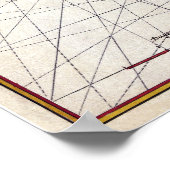 Poster Carte nautique de Zwaanendael et Delaware Bay (Coin)