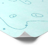 Poster Carte NJ de vintage Seaside Heights (1953) (Coin)