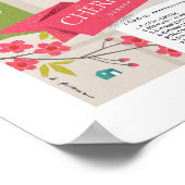 Poster Carte Nord de Cherry Creek 16x20po (Coin)