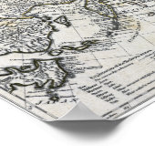 POSTER CARTE : PACIFIQUE DU NORD (Coin)