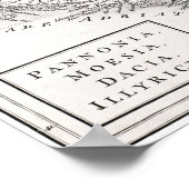 POSTER CARTE : PANNONIE (Coin)