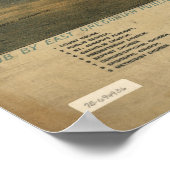 Poster Carte panoramique antique Pendleton Oregon 1890 (Coin)