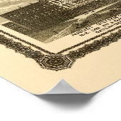 Poster Carte panoramique Atlantique, IA - 1875 (Coin)