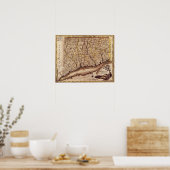 Poster Carte panoramique ConnecticutConnecticut (Cuisine)