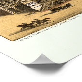 Poster Carte panoramique de Washington, DC - 1871 (Coin)