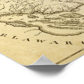 Poster Carte panoramique du New JerseyNew Jersey (Coin)