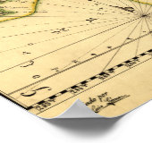 Poster Carte panoramique (espagnol) (Coin)