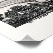 Poster Carte panoramique Rochester, PA - 1900 (Coin)