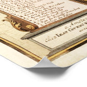 Poster Carte Paris (Coin)