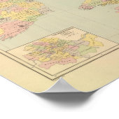 Poster Carte parlementaire, British Isles (Coin)
